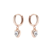 ted baker-crystal heart rose gold ear charms