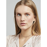 ted baker-crystal vine choker silver blue crystal