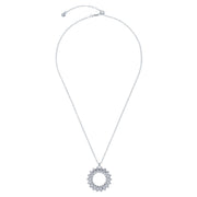 ted baker-crystal aurora pendant silver