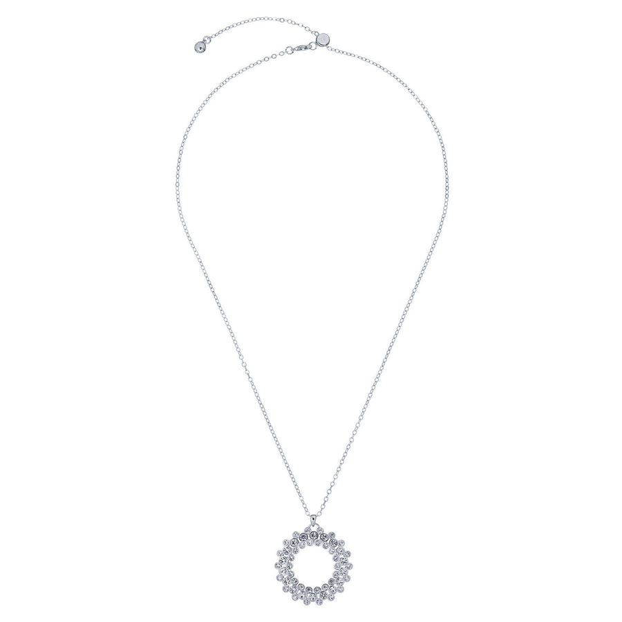 ted baker-crystal aurora pendant silver
