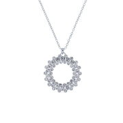 ted baker-crystal aurora pendant silver