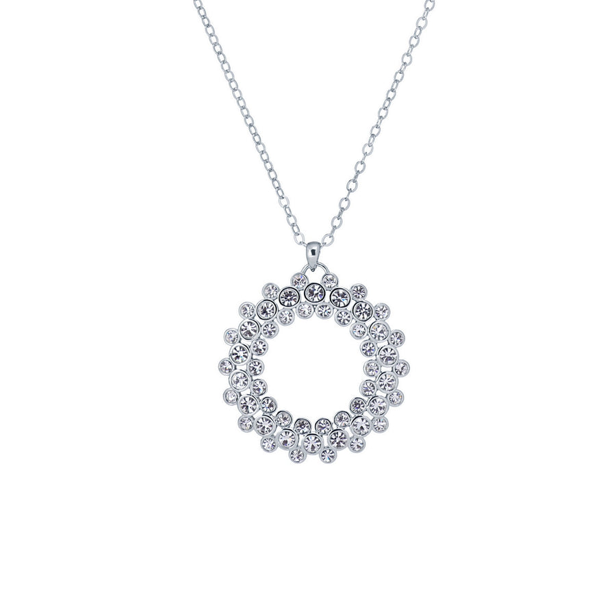 ted baker-crystal aurora pendant silver