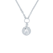 ted baker:: whippet small tag pendant silver