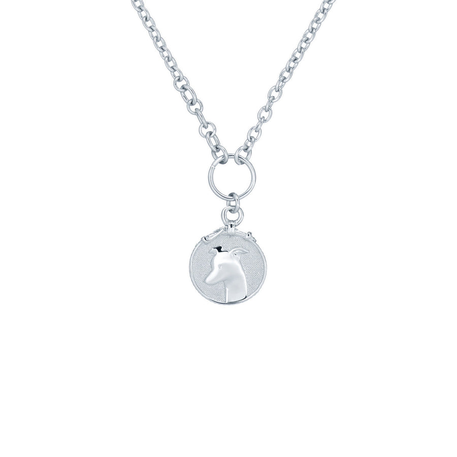 ted baker:: whippet small tag pendant silver