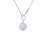 ted baker:: whippet small tag pendant silver
