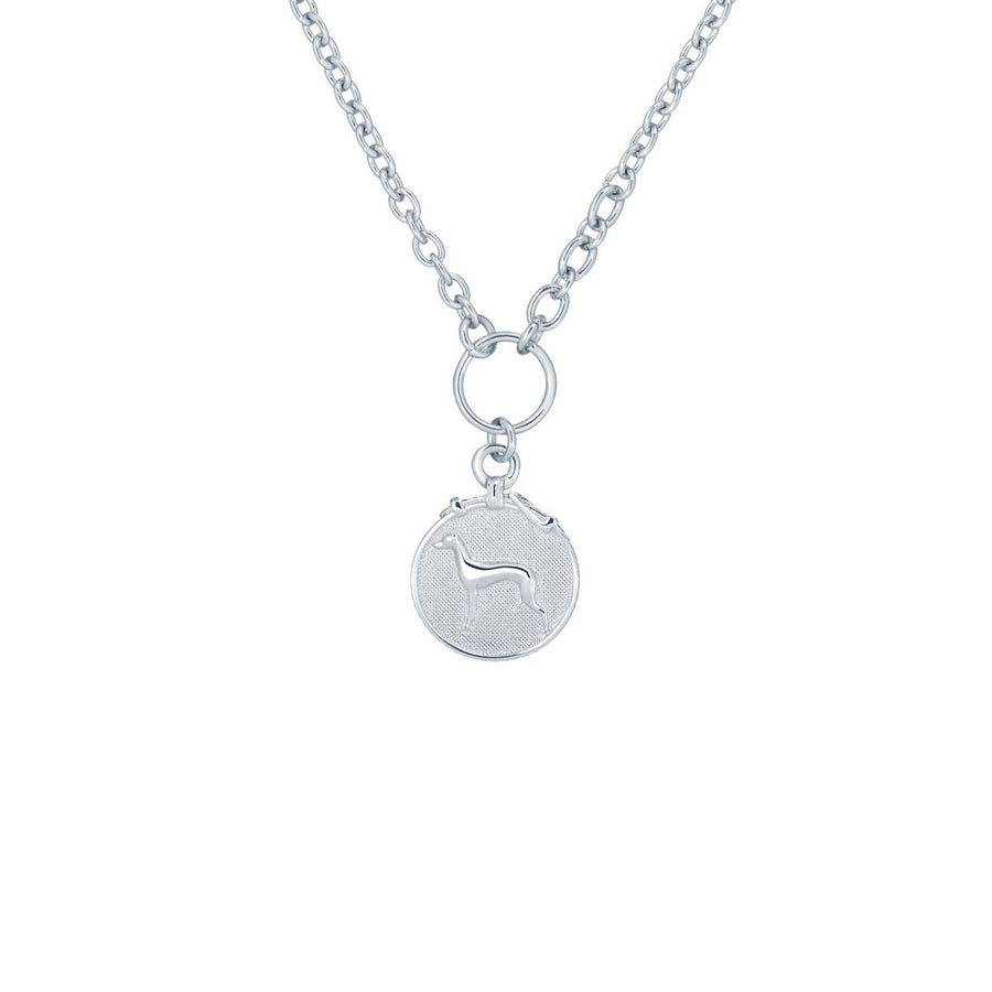 ted baker:: whippet small tag pendant silver