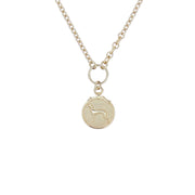 ted baker:: whippet small tag pendant gold