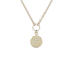 ted baker:: whippet small tag pendant gold