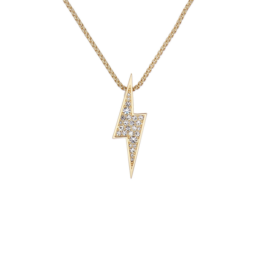 ted baker thunderbolt gold pendant