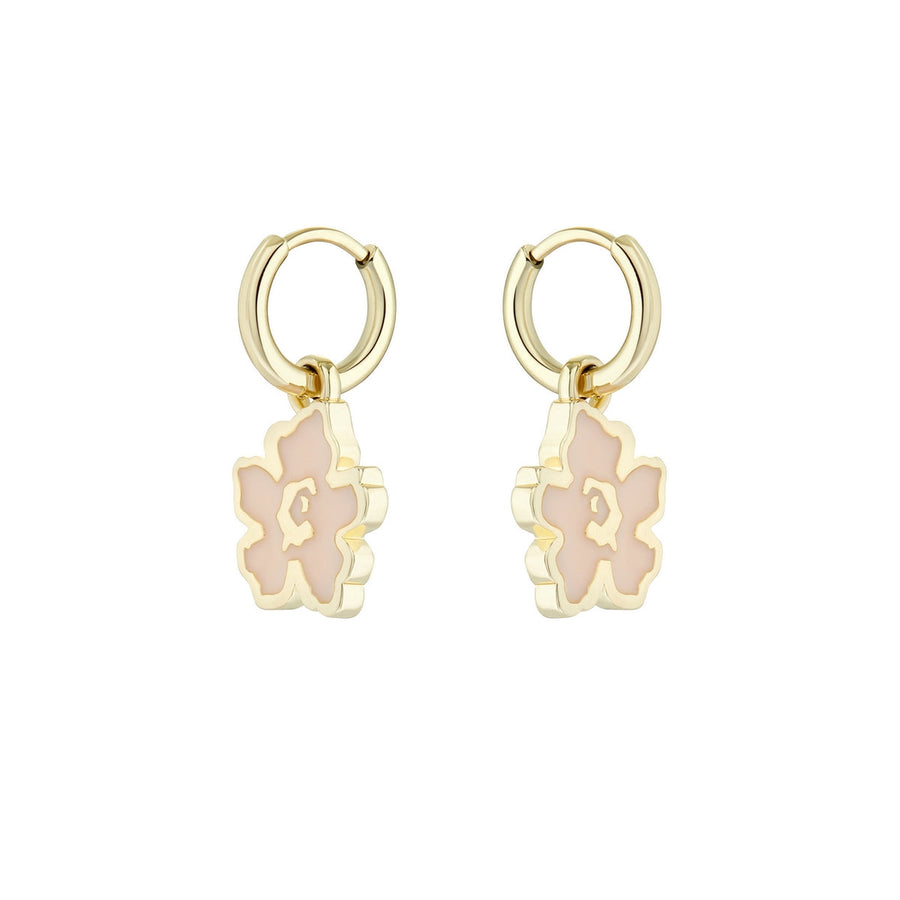 ted baker larli magnolia lillifora enamel huggie earring