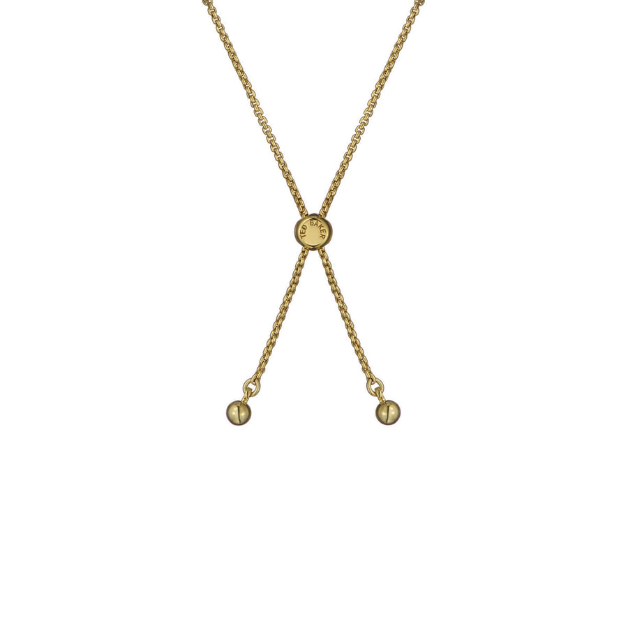 ted baker melrah: crystal adjustable tennis bracelet gold tone
