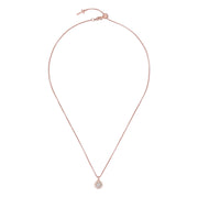 ted baker gemmarh gem button rose gold tone mother of pearl crystal pendant