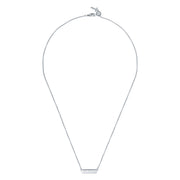 ted baker scarl sparkle bar silver tone pendant