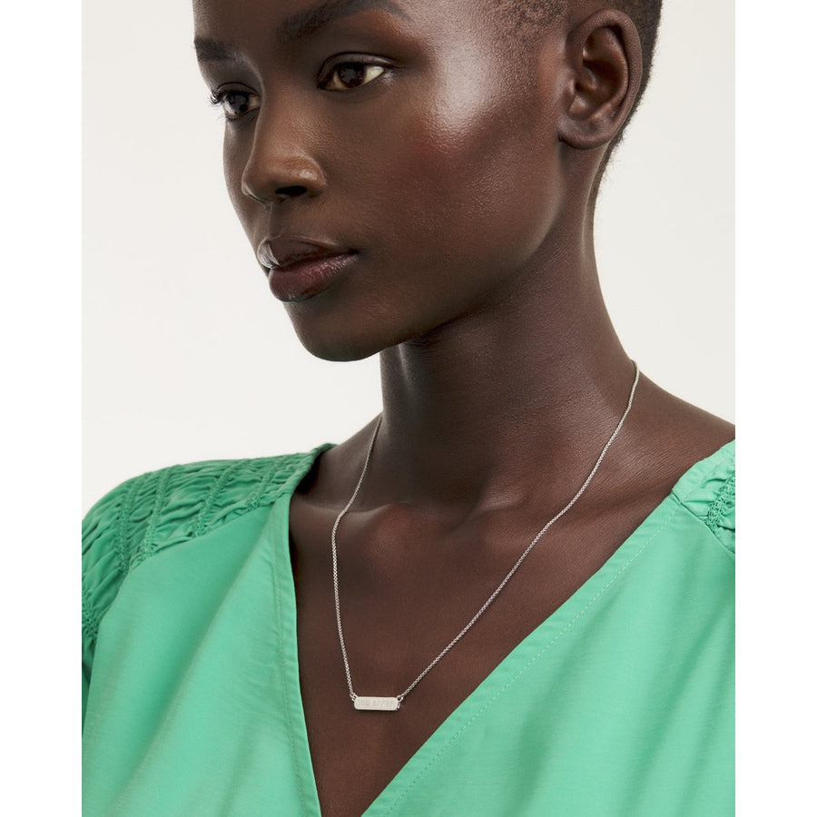 ted baker scarl sparkle bar silver tone pendant