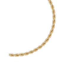 ted baker logo rope slim chain gold plated necklace