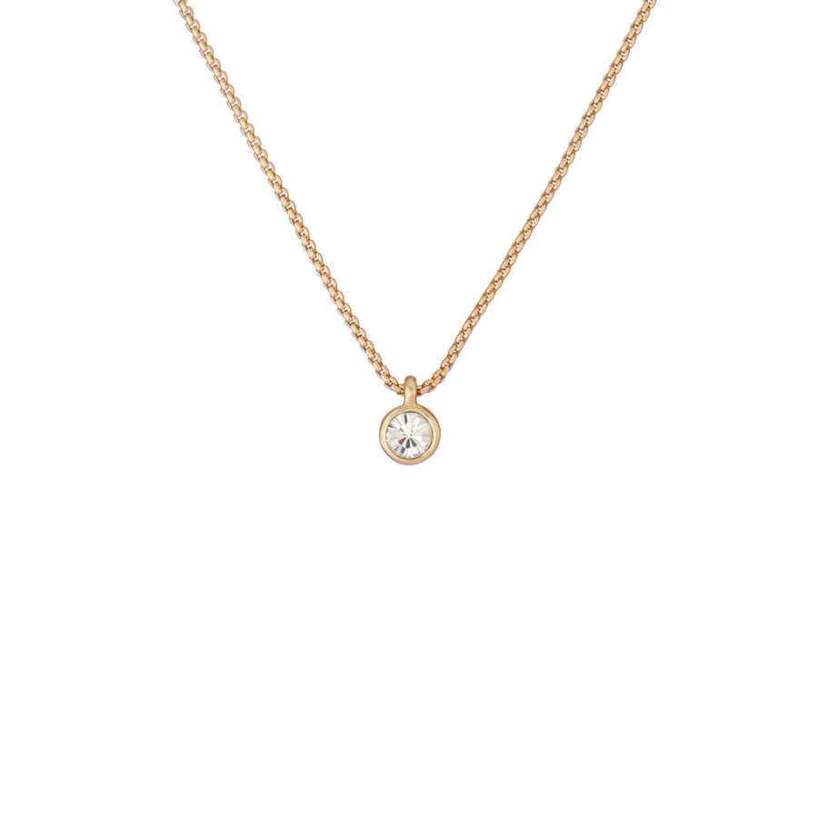 ted baker sininaa gold tone crystal pendant