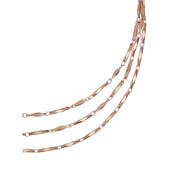 ted baker sparkia sparkle chain wrap necklace rose gold