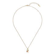 ted baker linnear lo-ve pendant clear crystal