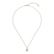 ted baker linnear lo-ve pendant clear crystal