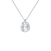 ted baker conniee: constellation coin pendant silver tone, clear crystal