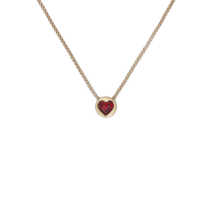 ted baker harparh: heart rock gold tone pendant