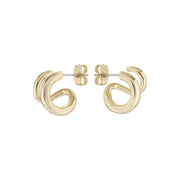 ted baker hennriy: double hoop gold tone earring