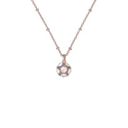 ted baker ravela: razzle dazzle rose gold tone clear crystal pendant