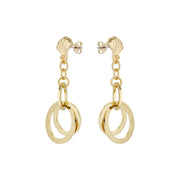 ted baker chharlee: clam shell gold tone drop earring