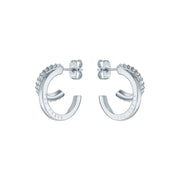 ted baker helias: crystal double hoop crystal earring