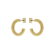 ted baker dotetta: dotty hoop earrings gold tone