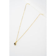 ted baker soltell: solitaire sparkle crystal pendant necklace gold tone black dianond crystal