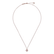 ted baker soltell: solitaire sparkle crystal pendant necklace rose gold tone,rose crystal