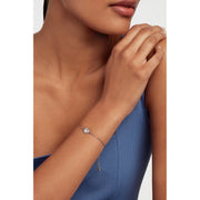 ted baker soleta: solitaire sparkle crystal adjustable bracelet silver tone, clear crystal