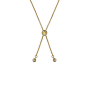 ted baker soleta: solitaire sparkle crystal adjustable bracelet gold tone