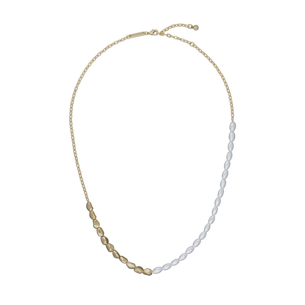 ted baker ilenie: island pearl bead necklace gold tone pearl