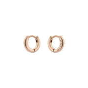 ted baker crisete: logo hoop 10mm earrings rose gold tone