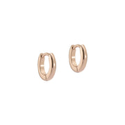 ted baker crisete: logo hoop 10mm earrings rose gold tone
