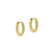 ted baker crislie logo 12mm hoop earring gold tone