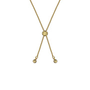 ted baker monelle: monogram button adjustable bracelet gold tone, black