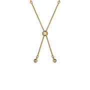 ted baker isabela: crystal baguette adjustable bracelet gold tone