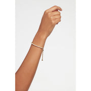 ted baker pearl tennis gold tone sliding braceelt