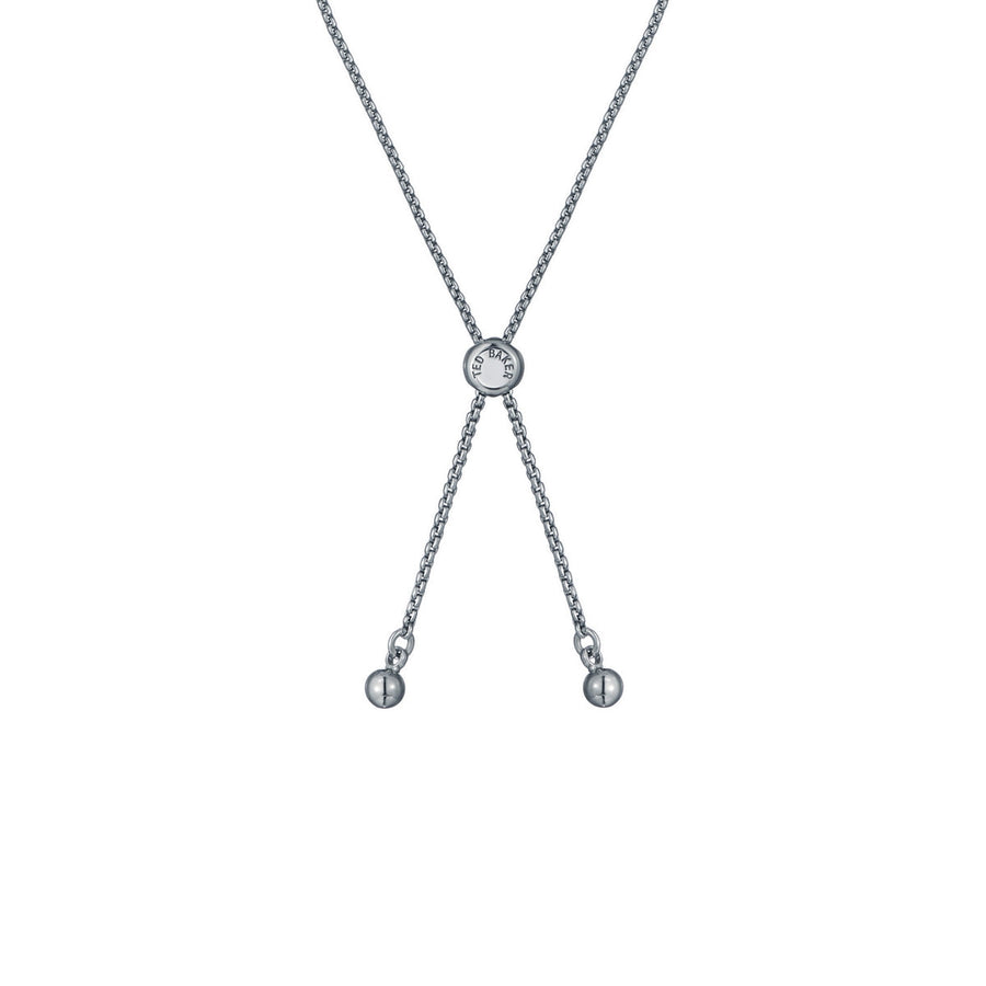 ted baker amorita: crystal halo heart adjustable bracelet , silver tone, clear crystal