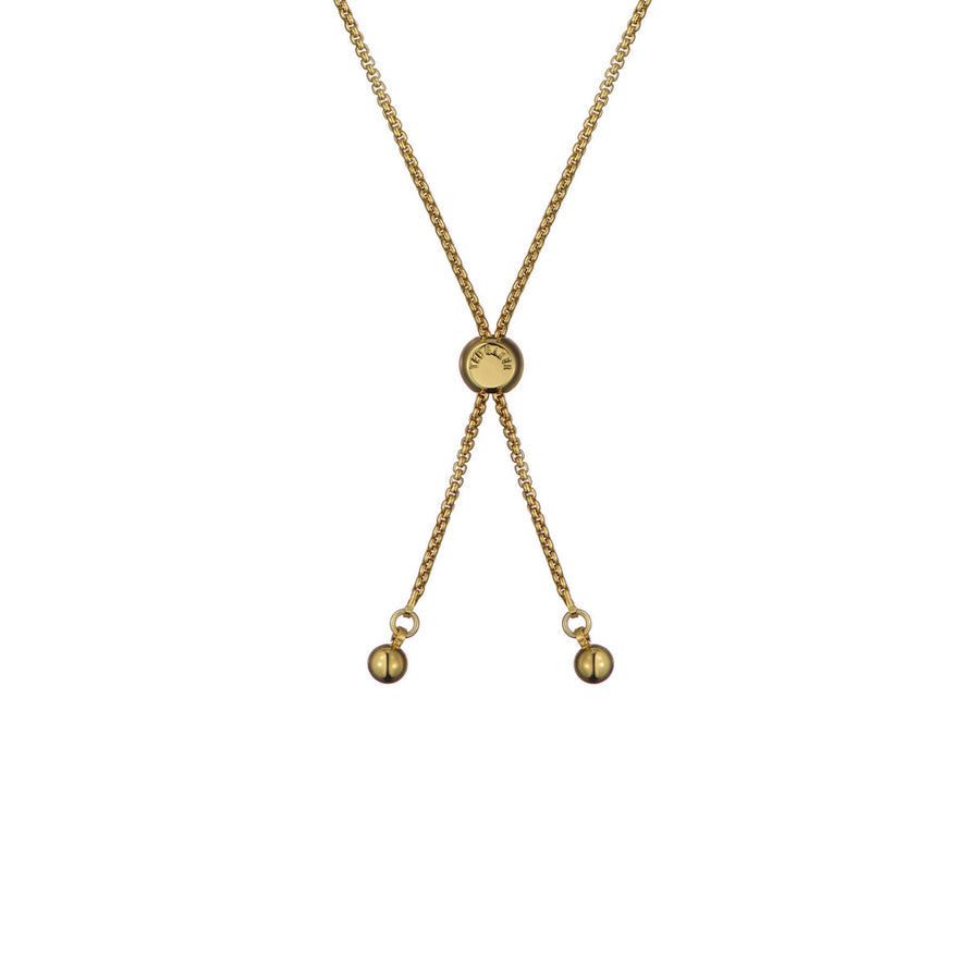 ted baker molina: monogram crystal adjustable bracelet gold tone