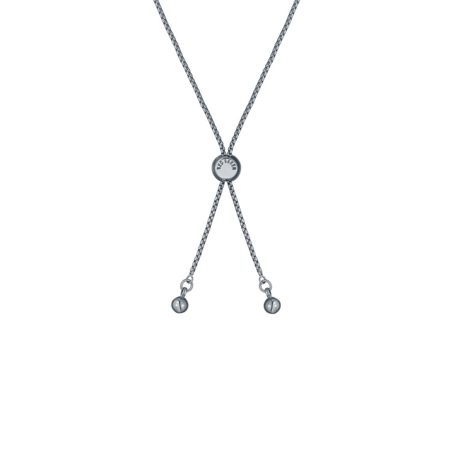 ted baker clarrie: crystal cluster adjustable bracelet silver tone