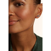 ted baker clarice: crystal cluster stud earrings gold tone
