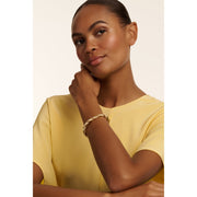 ted baker tilaa: twisted pearl cuff gold tone