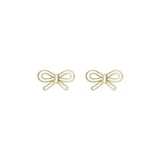 ted baker bowie: tie bow enamel stud earrings