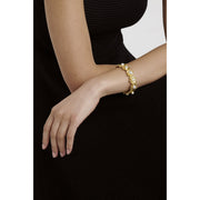 ted baker darell: daisy pearl gold tone bangle bracelet