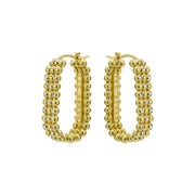 ted baker bollie: crystal bobble gold tone hoop earrings