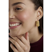 ted baker bollie: crystal bobble gold tone hoop earrings